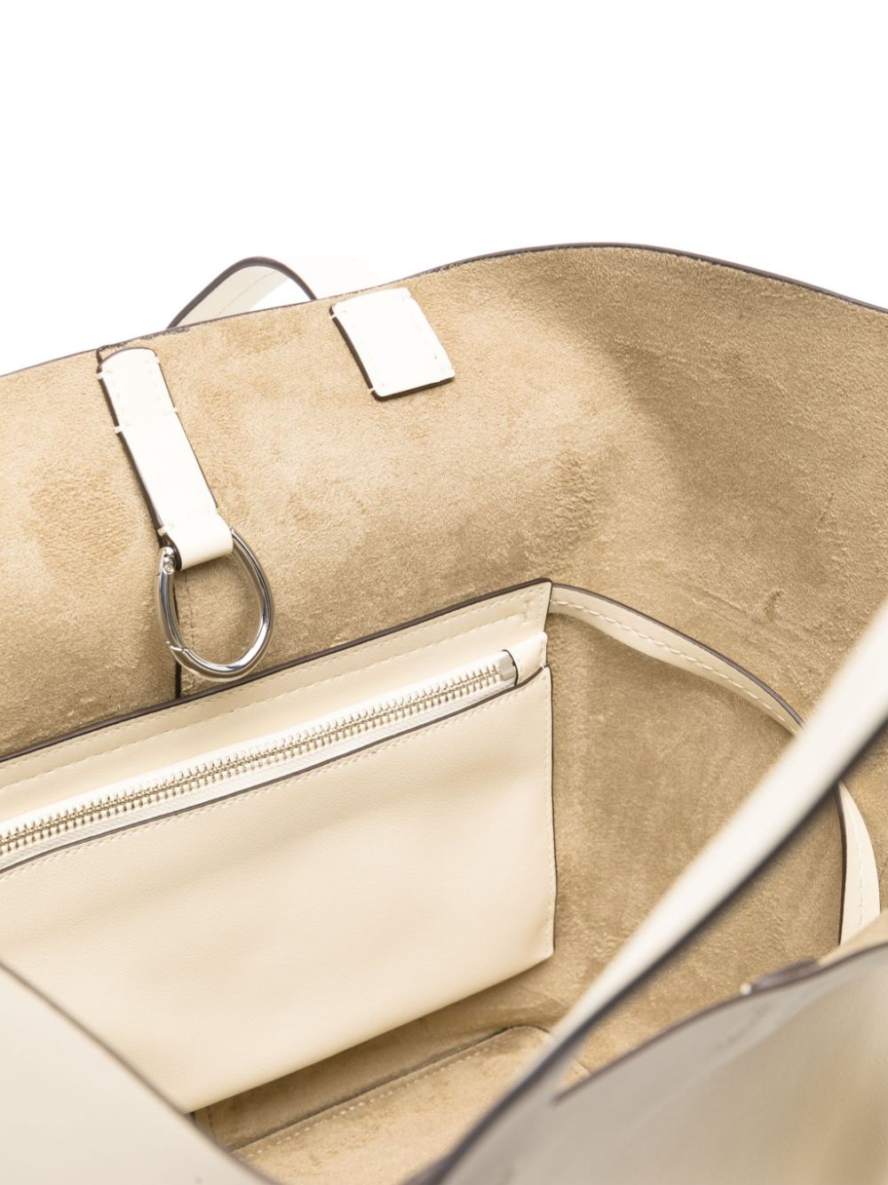 Shop Proenza Schouler White Label Large Bedford Leather Tote Bag In Neutrals