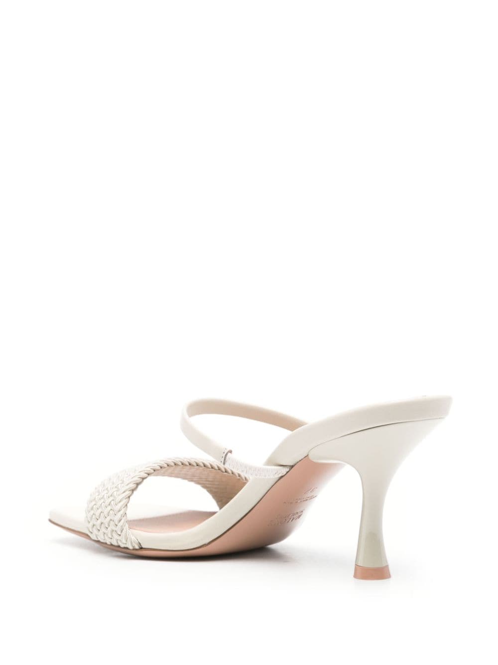 Shop Malone Souliers Maisie 80mm Mules In Neutrals