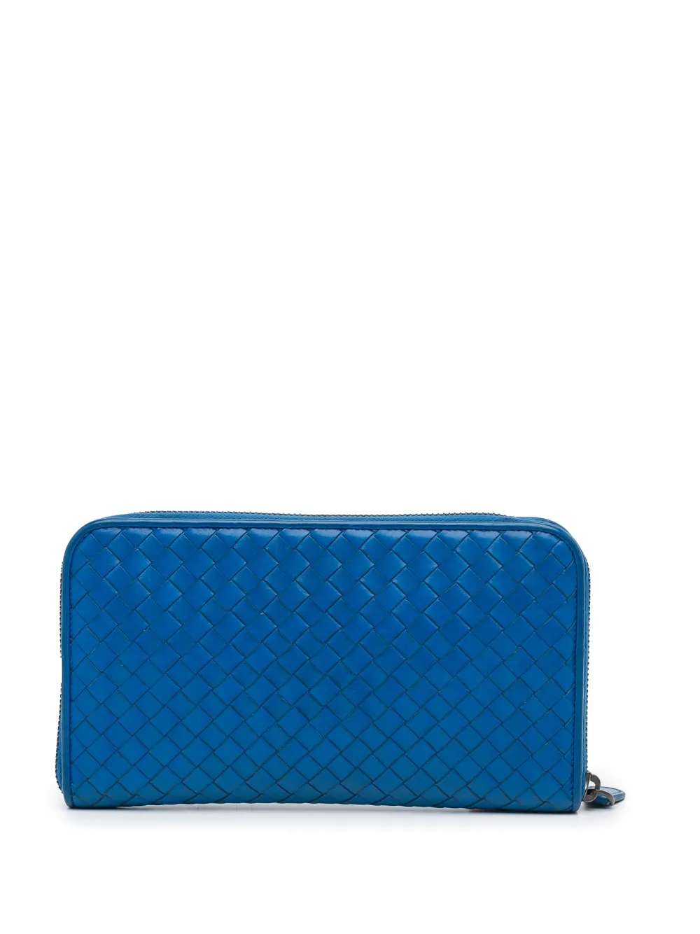 Bottega Veneta Pre-Owned 2012-2024 Intrecciato leather wallet - Blauw
