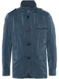 Moorer lightweight hooded jacket - Blue