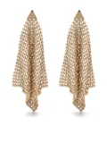 Rabanne crystal-embellished drop earrings - Gold