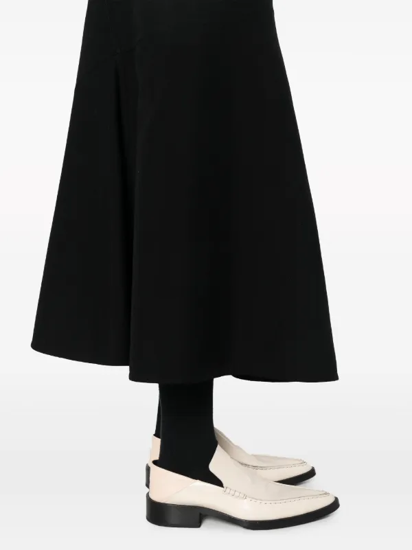 Jil Sander コットンブレンド スカート | ブラック | FARFETCH JP