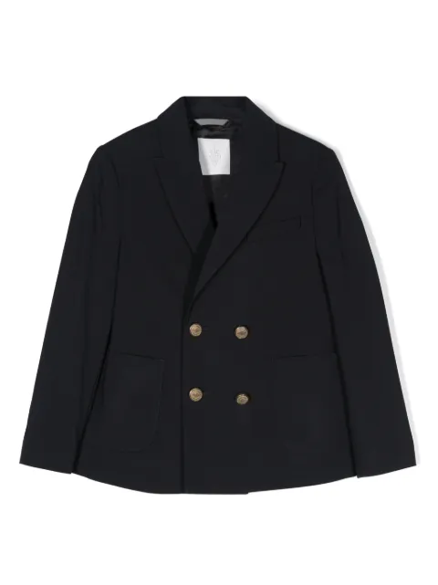 Eleventy Kids double-breasted blazer