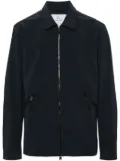 Woolrich logo-patch zip-up jacket - Blue