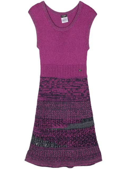 CHANEL 2000 knitted midi dress Women