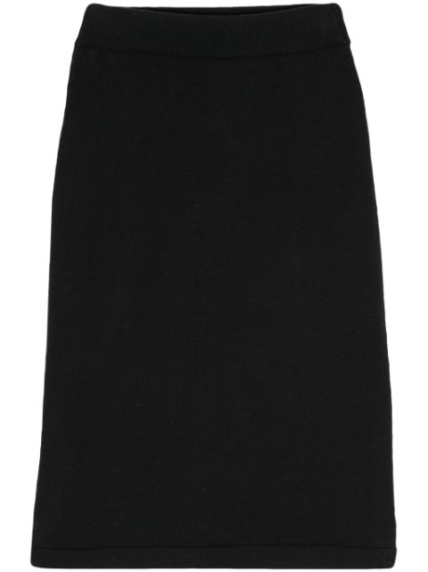 HOT SALE CHANEL 2000 knitted midi skirt Women