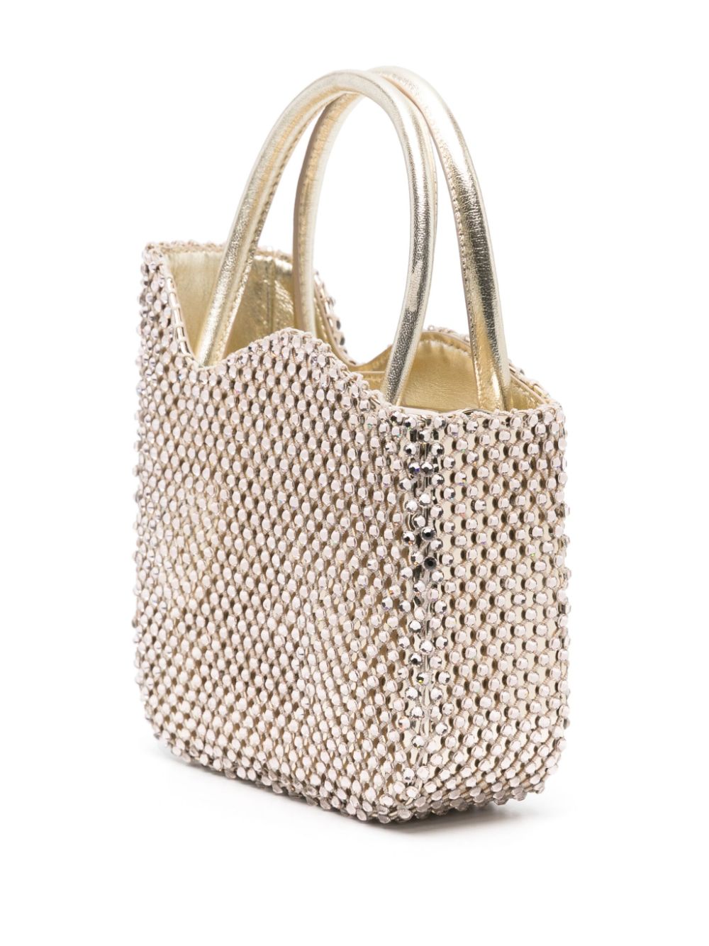 Le Silla Ivy shopper met mesh Goud