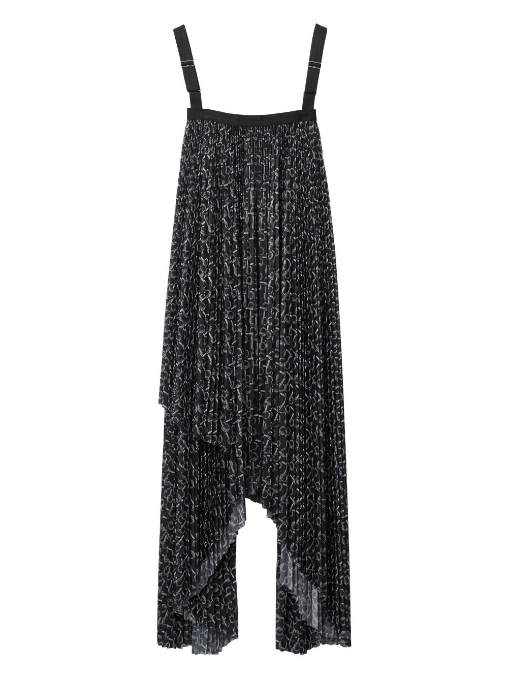 Burberry chain-print pleated dress Women