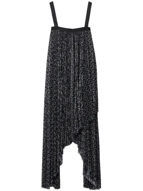 Burberry chain-print pleated dress Women