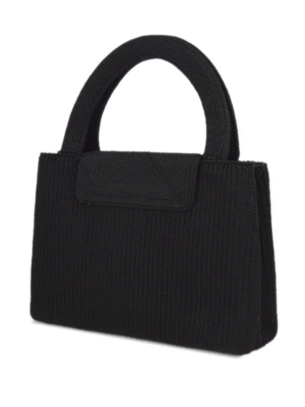 CHANEL Pre-Owned 1998 Kelly rope-embellished Handbag | Black