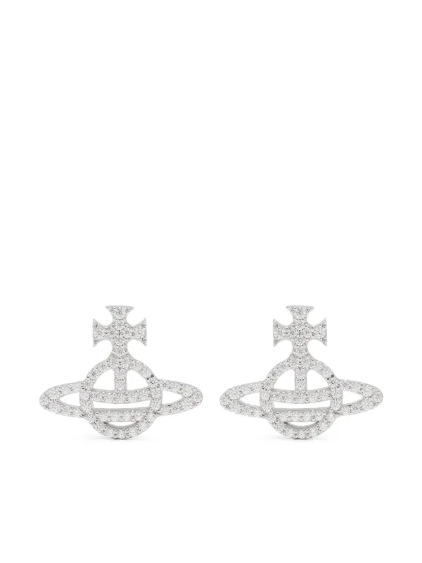 Vivienne Westwood｜ (CALLIOPE EARRINGS (62010035 01P102 Vivienne Westwood Calliope Embellished Orb-plaque Earrings