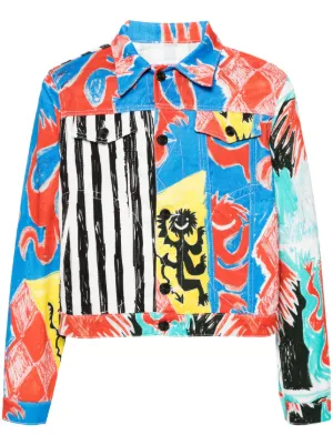 Charles Jeffrey Loverboy check-pattern Zipped Lightweight