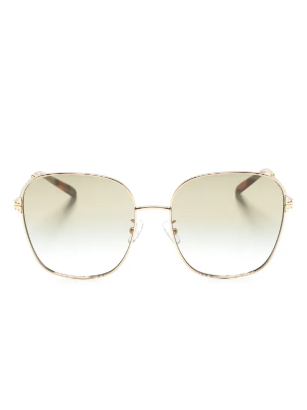 Tory burch gold sunglasses cheap
