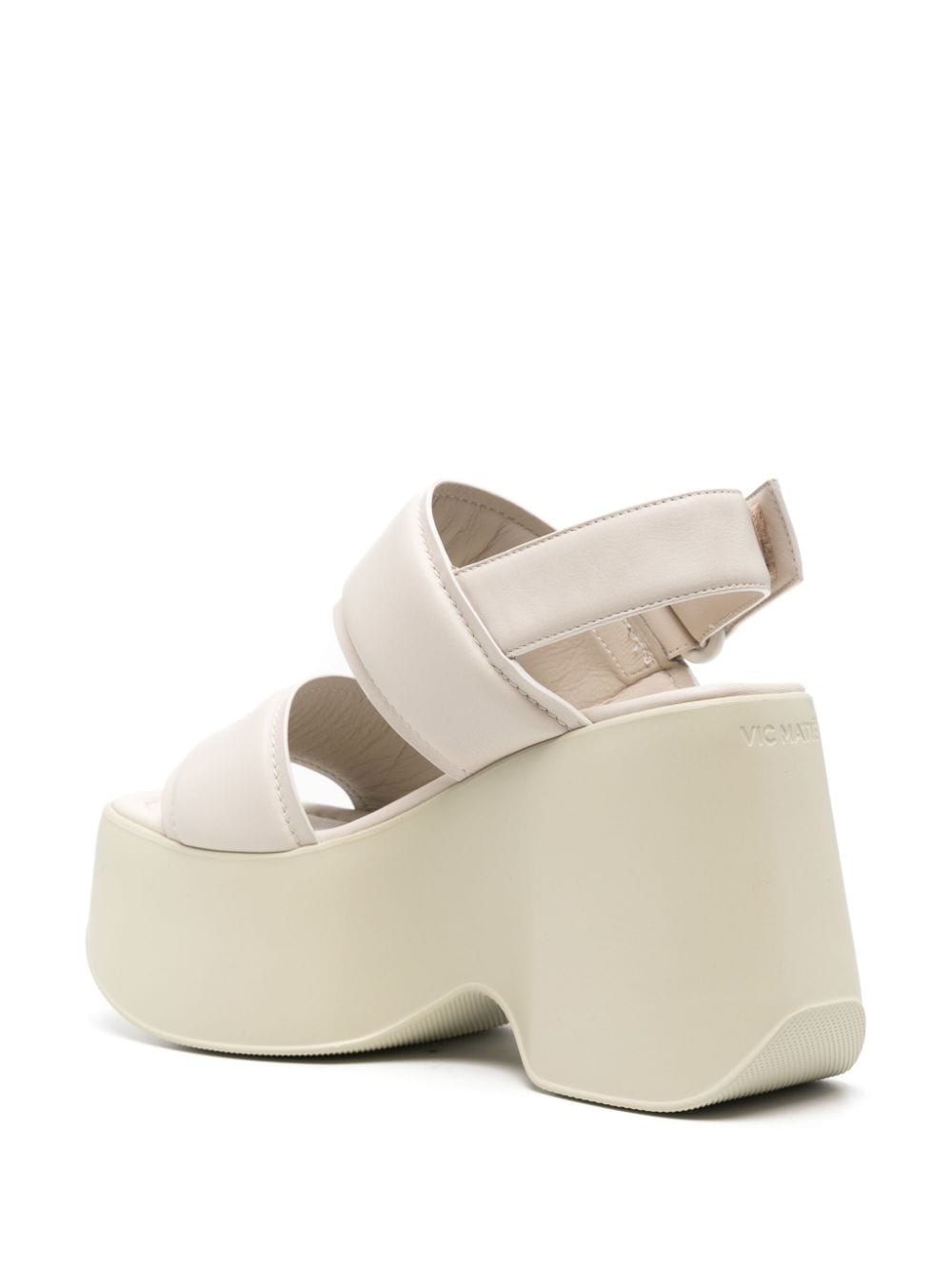 Shop Vic Matie Yoko 105mm Platform Sandals In White