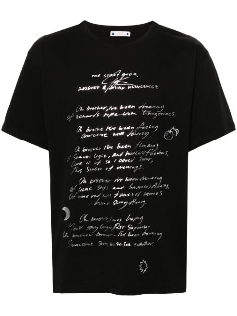  RASSVET text-print cotton T-shirt
