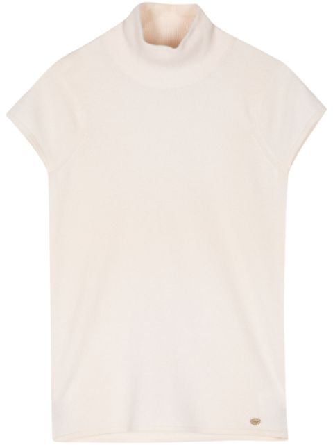 CHANEL 2005 mock-neck cashmere top Women