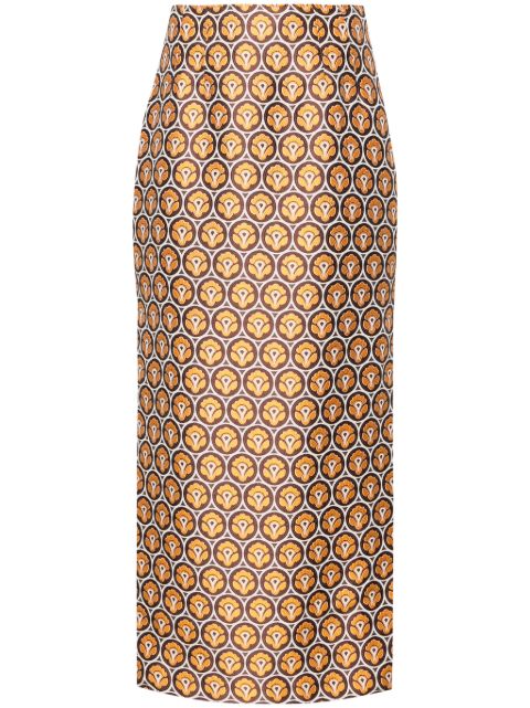 ETRO floral-print pencil skirt