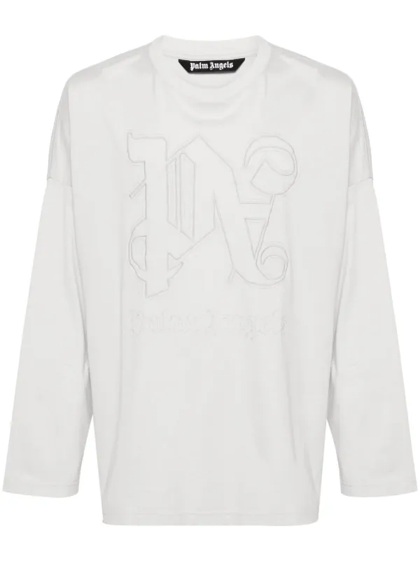Palm Angels モノグラム Tシャツ | グレー | FARFETCH JP