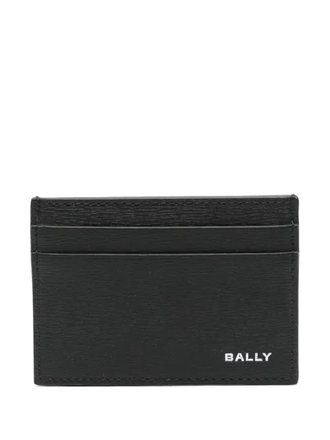 Bally debossed-logo leather card holder