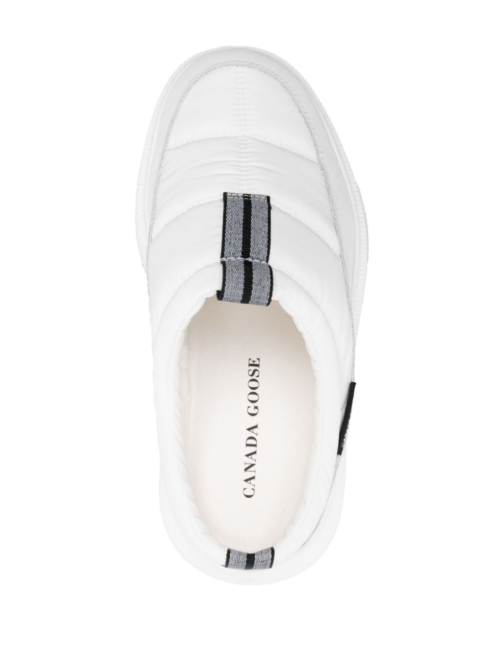 Shop Canada Goose Cypress Padded Mules In White