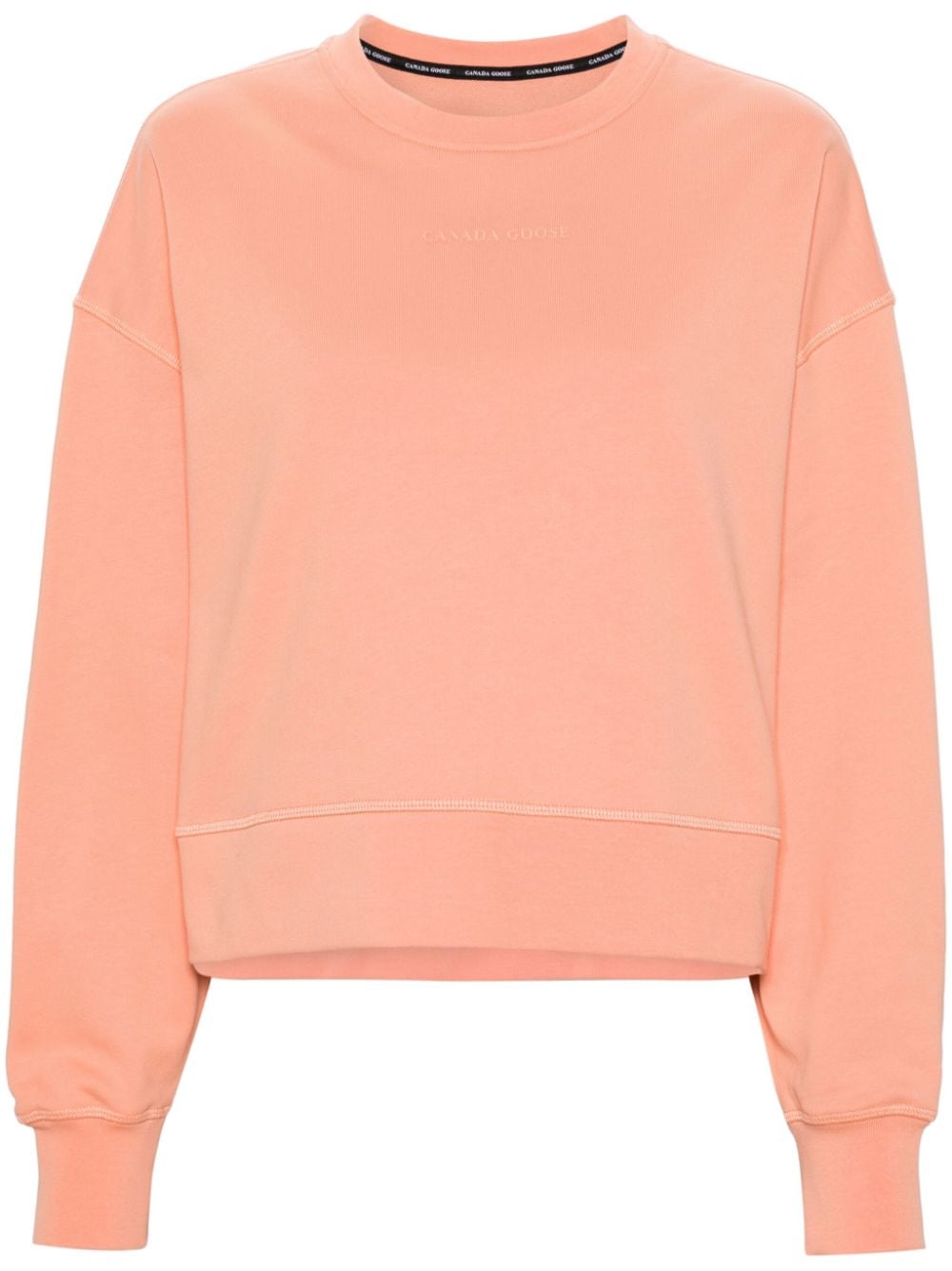 Shop Canada Goose Muskoka Cotton Sweatshirt In Orange