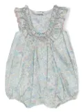 Tartine Et Chocolat floral-print cotton romper - Blue