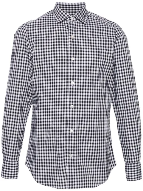 Finamore 1925 Napoli Tokyo gingham shirt
