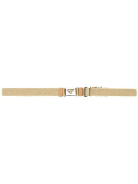 Prada logo-buckle belt
