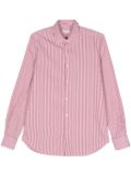 Boglioli candy-stripe shirt - Red