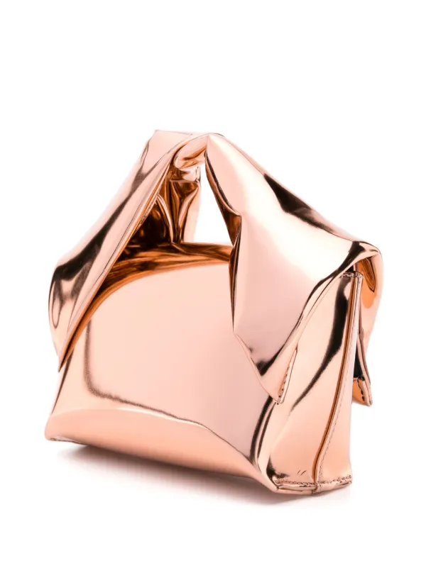 JW Anderson Small Twister Tote Bag Pink FARFETCH AU