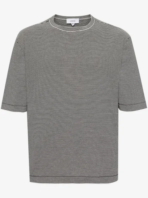Lardini playera con rayas estampadas