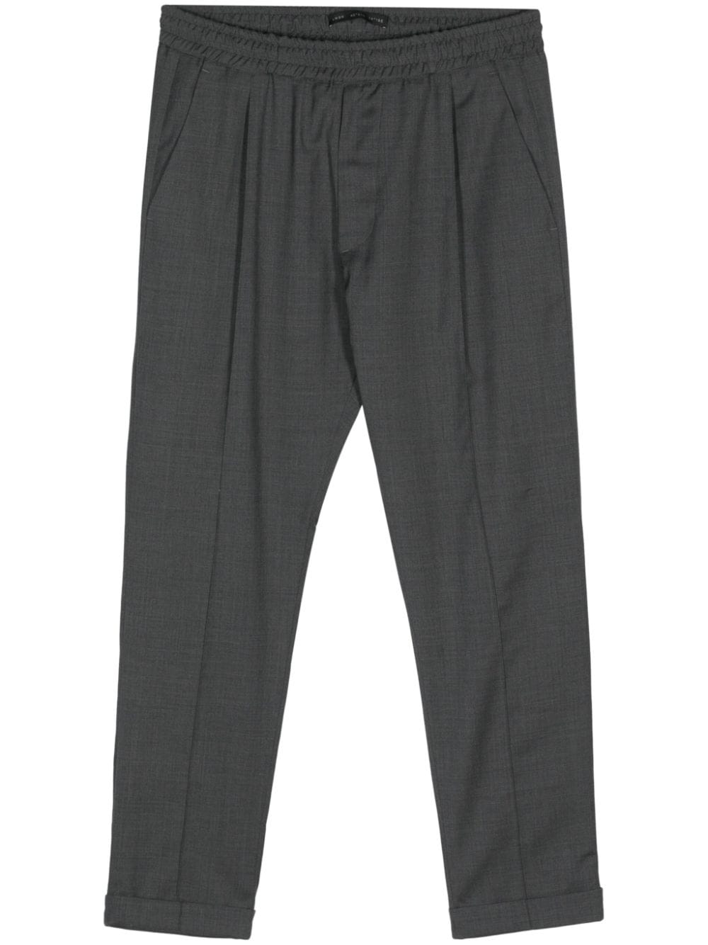 Low Brand Taylor Slim-fit Cropped Trousers In Grey