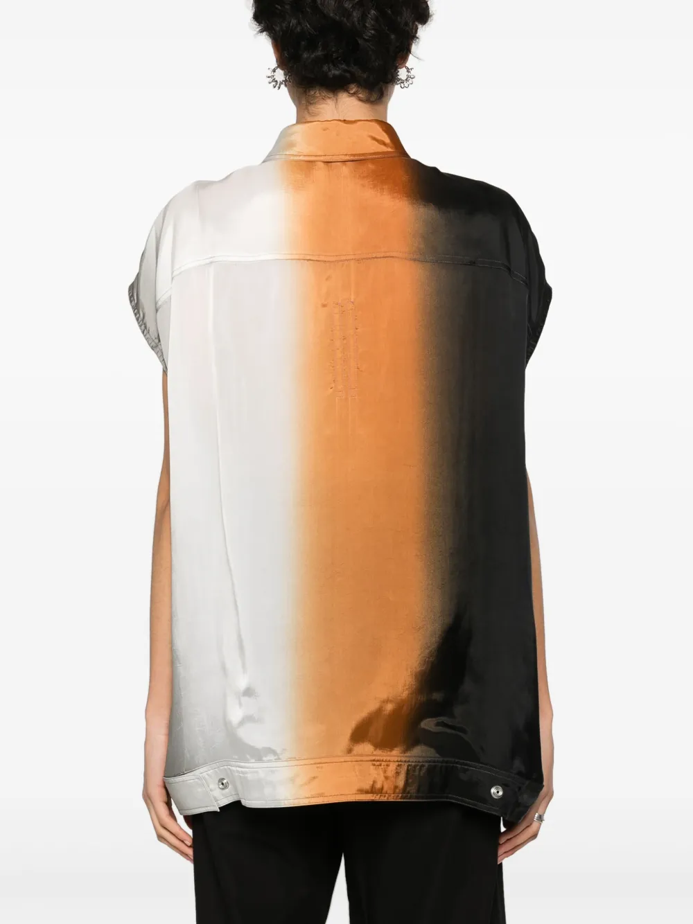 Rick Owens Blouse met print Zwart