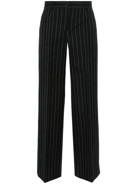 Dolce & Gabbana pinstriped straight-leg trousers