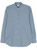 Boglioli slub-texture cotton shirt - Blue