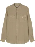 Boglioli long-sleeves linen shirt - Neutrals