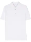 Boglioli fine-knit polo shirt - White