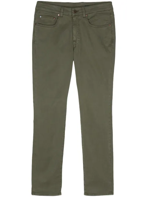 Boglioli twill tapered trousers