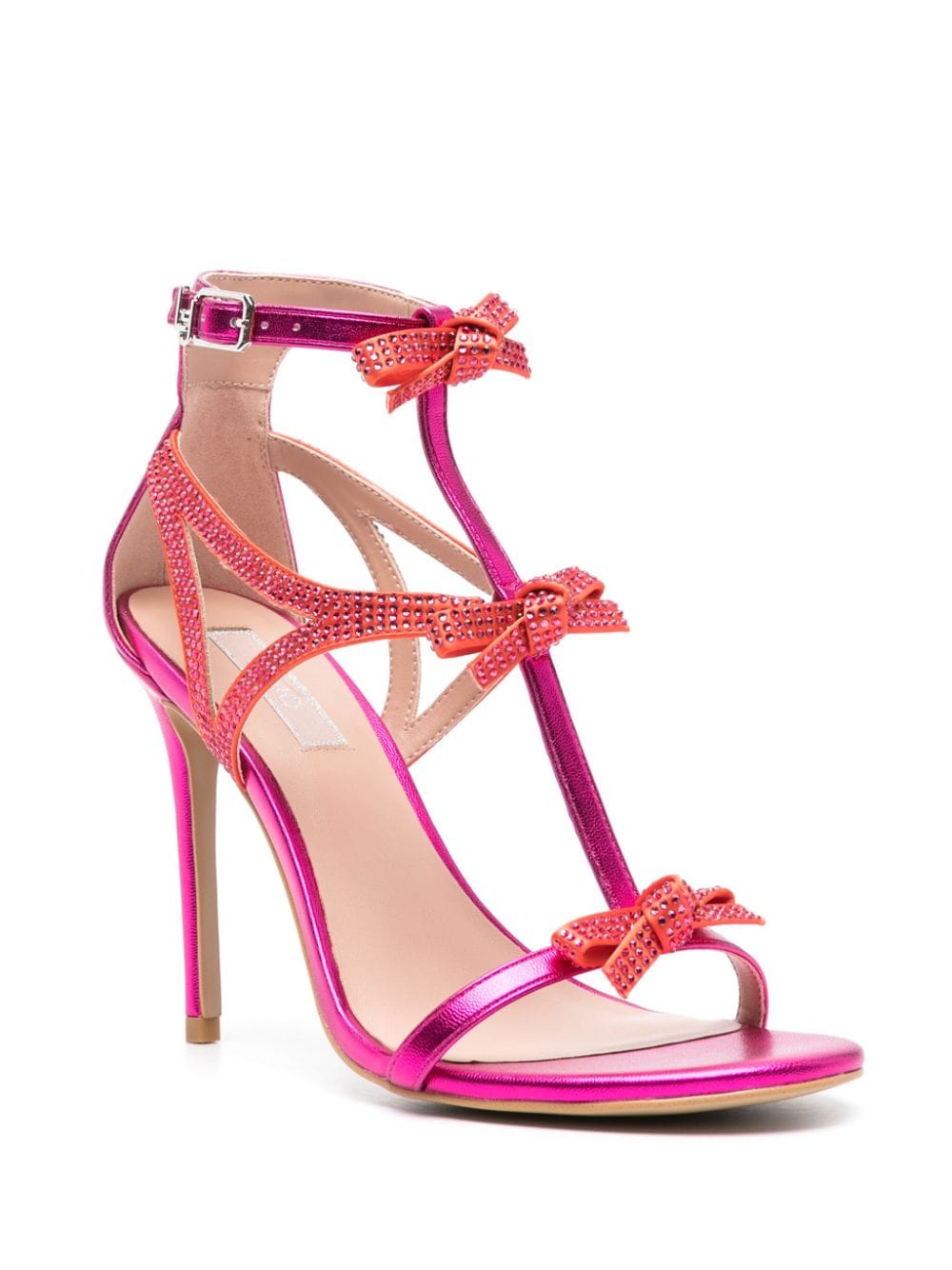 Shop Liu •jo Mia 110mm Sandals In Pink