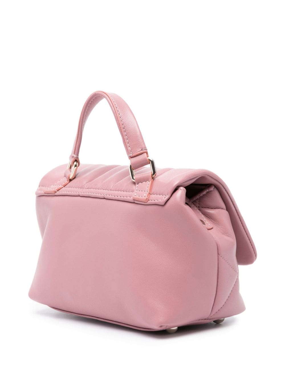 Shop Zanellato Mini Leather Tote Bag In Pink