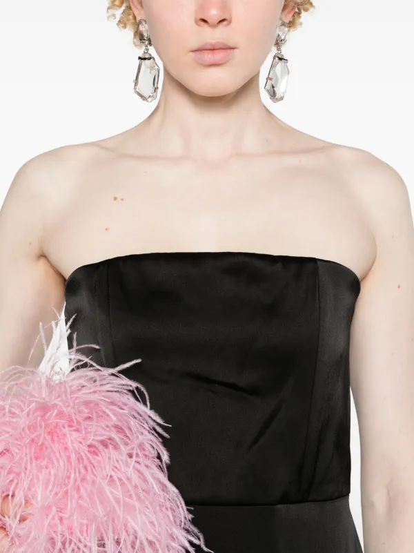 Alice + Olivia Doreen Strapless Maxi Dress | Black | FARFETCH