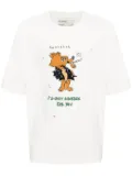 DOMREBEL Quit cartoon-print T-shirt - Neutrals