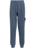 Stone Island Compass-badge cotton track pants - Blue
