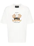 DOMREBEL Choke graphic-print cotton T-shirt - White