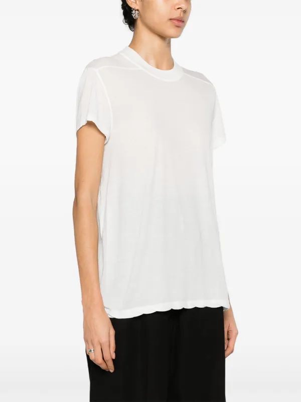 Rick Owens DRKSHDW Low Cotton スニーカー Rick Owens DRKSHDW Small Level Cotton T-shirt | White | FARFETCH UK