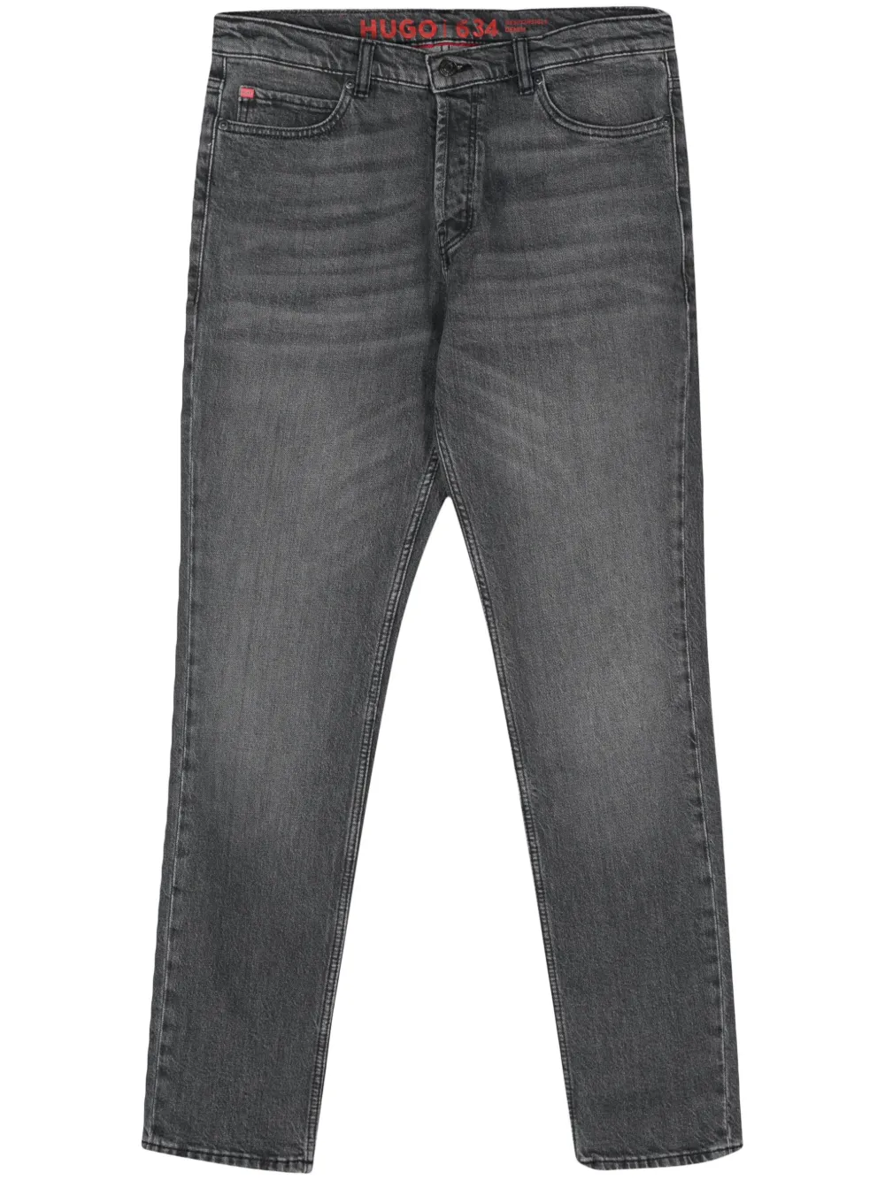 HUGO whiskered tapered jeans | Grey | Image 1