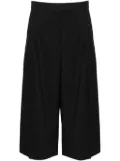 Kenzo Solid high-waist cropped trousers - Black