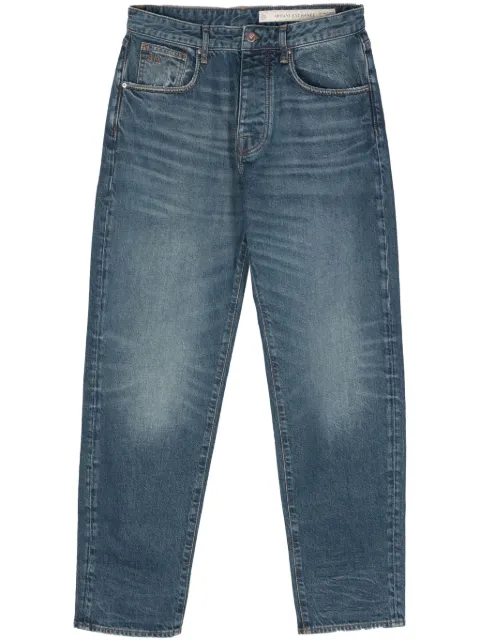 Armani Exchange ripped-detail tapered jeans 
