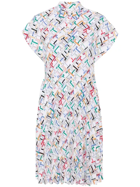Tommy Hilfiger TH-monogram midi shirt dress