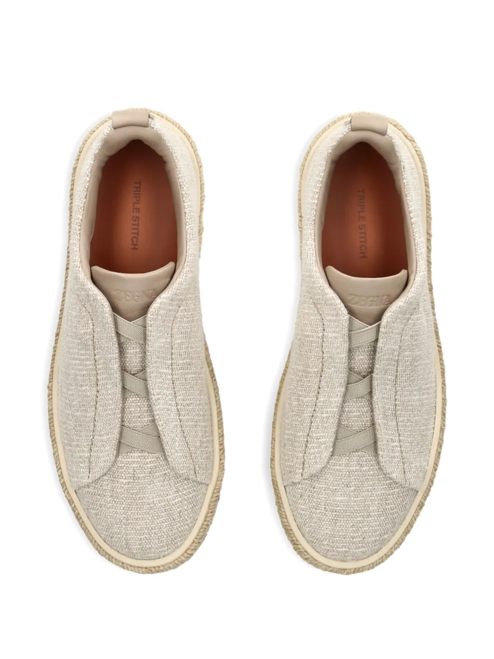 Zegna slip-on shoes Grey
